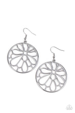 Load image into Gallery viewer, Paparazzi Glowing Glades - Silver - Flower Earrings