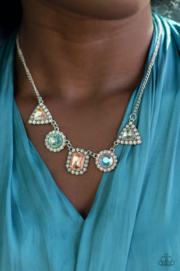 Paparazzi Posh Party Avenue - Necklace &  Earrings - Life of the Party Exclusive January 2022 - $5 Jewelry with Ashley Swint