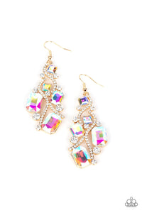 Paparazzi Interstellar Illumination - Earrings - Life of the Party Exclusive December 2021 - $5 Jewelry with Ashley Swint