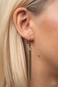 Paparazzi Butterfly Boutique - Brass - Necklace & Earrings