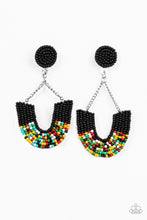 Load image into Gallery viewer, Paparazzi Make it RAINBOW - Black - Post Earrings