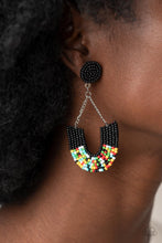 Load image into Gallery viewer, Paparazzi Make it RAINBOW - Black - Post Earrings
