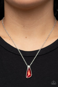 Paparazzi Envious Extravagance - Red - Necklace & Earrings