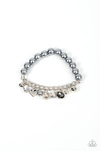 Load image into Gallery viewer, Paparazzi Adorningly Admirable - Silver - Stretchy Charm Bracelet