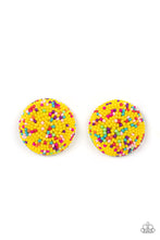 Load image into Gallery viewer, Paparazzi Kaleidoscope Sky - Yellow - Post Earrings