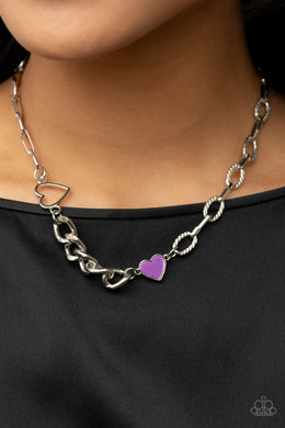 Paparazzi  Little Charmer - Purple - Necklace & Earrings