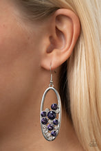 Load image into Gallery viewer, Paparazzi Prismatic Poker Face - Purple - Earrings Pre Order