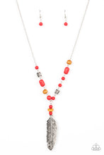 Load image into Gallery viewer, Paparazzi Watch Me Fly - Red - Necklace &amp; Earrings