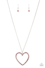 Load image into Gallery viewer, PRE-ORDER - Paparazzi Va-Va-VALENTINE - Pink - Necklace &amp; Earrings - $5 Jewelry with Ashley Swint