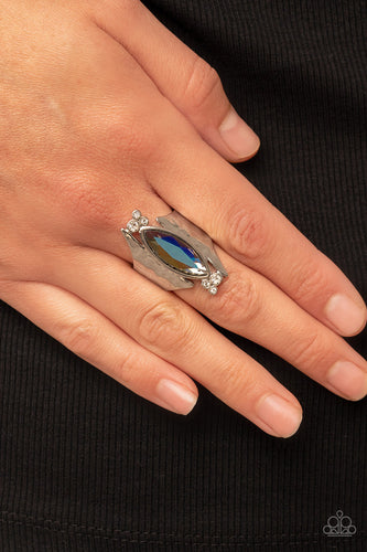 Paparazzi Planetary Paradise - Yellow - Oil Spill Ring