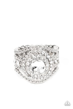 Load image into Gallery viewer, Paparazzi Understated Drama - White - Exclusive Ring