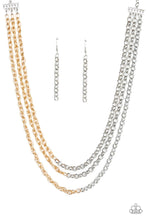 Load image into Gallery viewer, Paparazzi Metro Madness - Silver - Necklace and matching Earrings - $5 Jewelry With Ashley Swint