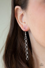 Load image into Gallery viewer, Paparazzi Metro Madness - Silver - Necklace and matching Earrings - $5 Jewelry With Ashley Swint