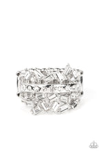 Load image into Gallery viewer, Paparazzi Scattered Sensation - White - Ring - Life of the Party Exclusive April 2022