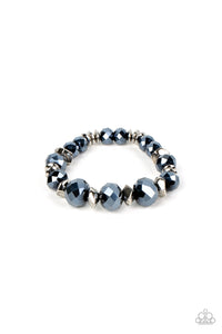 Paparazzi Astral Auras - Blue - Stretchy Bracelet