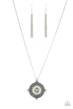 Load image into Gallery viewer, Paparazzi Compass Composure - Green - Necklace &amp; Earrings