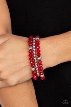 Load image into Gallery viewer, Paparazzi Prismatic Perceptions - Red - Set of Stretch Bracelets