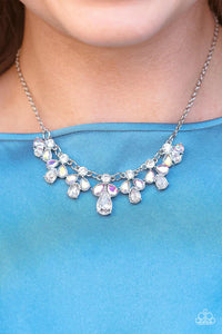 Paparazzi See in a New STARLIGHT - White - Necklace & Earrings
