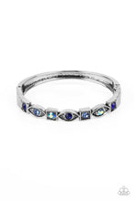 Load image into Gallery viewer, Paparazzi Poetically Picturesque - Blue - Sapphire Hinge Bracelet