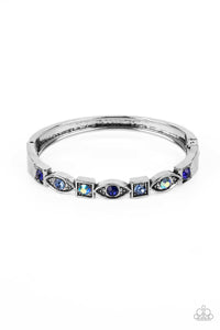 Paparazzi Poetically Picturesque - Blue - Sapphire Hinge Bracelet