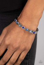 Load image into Gallery viewer, Paparazzi Poetically Picturesque - Blue - Sapphire Hinge Bracelet