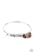 Load image into Gallery viewer, Paparazzi Fearless Fashionista - Blue WILD AND FREE BRACELET