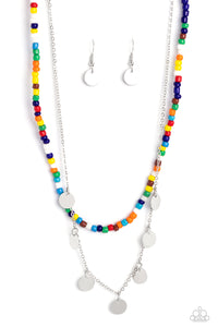 Paparazzi Comet Candy - Multi - Necklace & Earrings