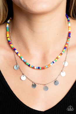 Paparazzi Comet Candy - Multi - Necklace & Earrings