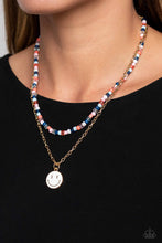 Load image into Gallery viewer, Paparazzi High School Reunion - Blue - Necklace &amp; Earrings