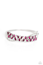 Load image into Gallery viewer, Paparazzi Timeless Trifecta - Pink - Hinge Bracelet