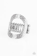 Load image into Gallery viewer, Paparazzi Tour de Contour - Silver - Hammered Silver Ring - $5 Jewelry With Ashley Swint