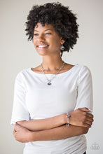 Load image into Gallery viewer, Paparazzi All Aglitter - Silver - Smoky Gem - Nice Silver Chain Toggle Closure - Bracelet - $5 Jewelry with Ashley Swint