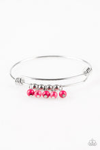 Load image into Gallery viewer, Paparazzi All Roads Lead To ROAM - Pink - Silver Adjustable Bangle Bracelet - $5 Jewelry With Ashley Swint