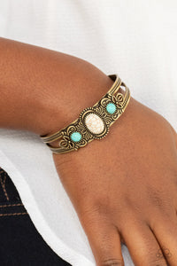 Paparazzi Artisan Ancestry - Brass - Cuff Bracelet - $5 Jewelry with Ashley Swint