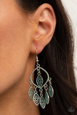 Paparazzi Artisan Garden - Silver - Earrings - $5 Jewelry with Ashley Swint