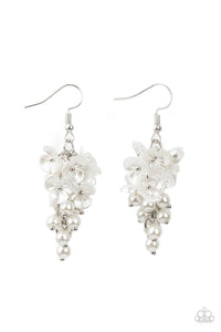 PAPARAZZI Bountiful Bouquets - White - $5 Jewelry with Ashley Swint