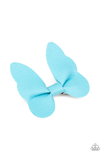 Paparazzi Butterfly Oasis - Blue - Hair Clip - $5 Jewelry with Ashley Swint