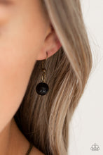 Load image into Gallery viewer, Paparazzi Cactus Canyon - Brass - Embossed Pendant, Layered Chains - Necklace and matching Earrings - $5 Jewelry With Ashley Swint