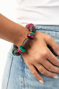 Paparazzi Caribbean Castaway - Multi - Bracelet - $5 Jewelry with Ashley Swint