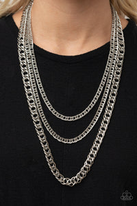 PRE-ORDER - Paparazzi Chain of Champions - Silver - Necklace & Earrings - $5 Jewelry with Ashley Swint