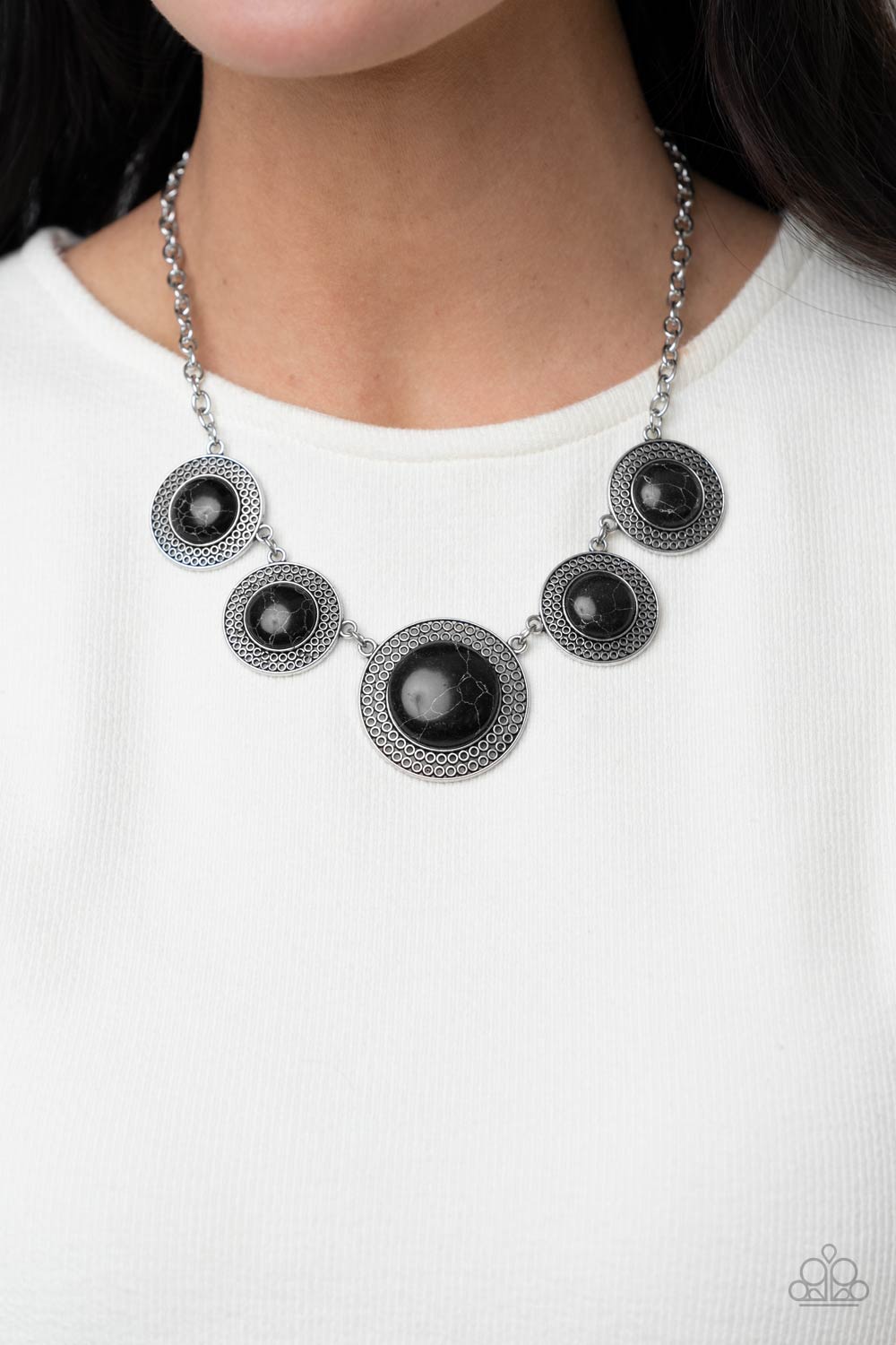 Circle The Wagons - Black - $5 Jewelry with Ashley Swint