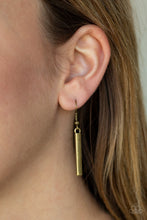 Load image into Gallery viewer, Paparazzi Confidently Cleopatra - Brass - Stacked Pendant - Necklace &amp; Earrings - $5 Jewelry With Ashley Swint