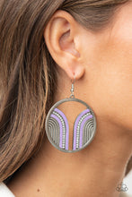 Load image into Gallery viewer, PRE-ORDER - Paparazzi Delightfully Deco - Purple - Earrings - $5 Jewelry with Ashley Swint