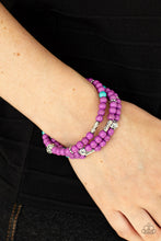 Load image into Gallery viewer, PRE-ORDER - Paparazzi Desert Decorum - Purple - Bracelet - $5 Jewelry with Ashley Swint