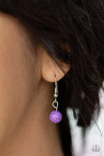Load image into Gallery viewer, Paparazzi Desert Equinox - Purple Stone - Rope Texture - Pendant Necklace &amp; Earrings - $5 Jewelry With Ashley Swint