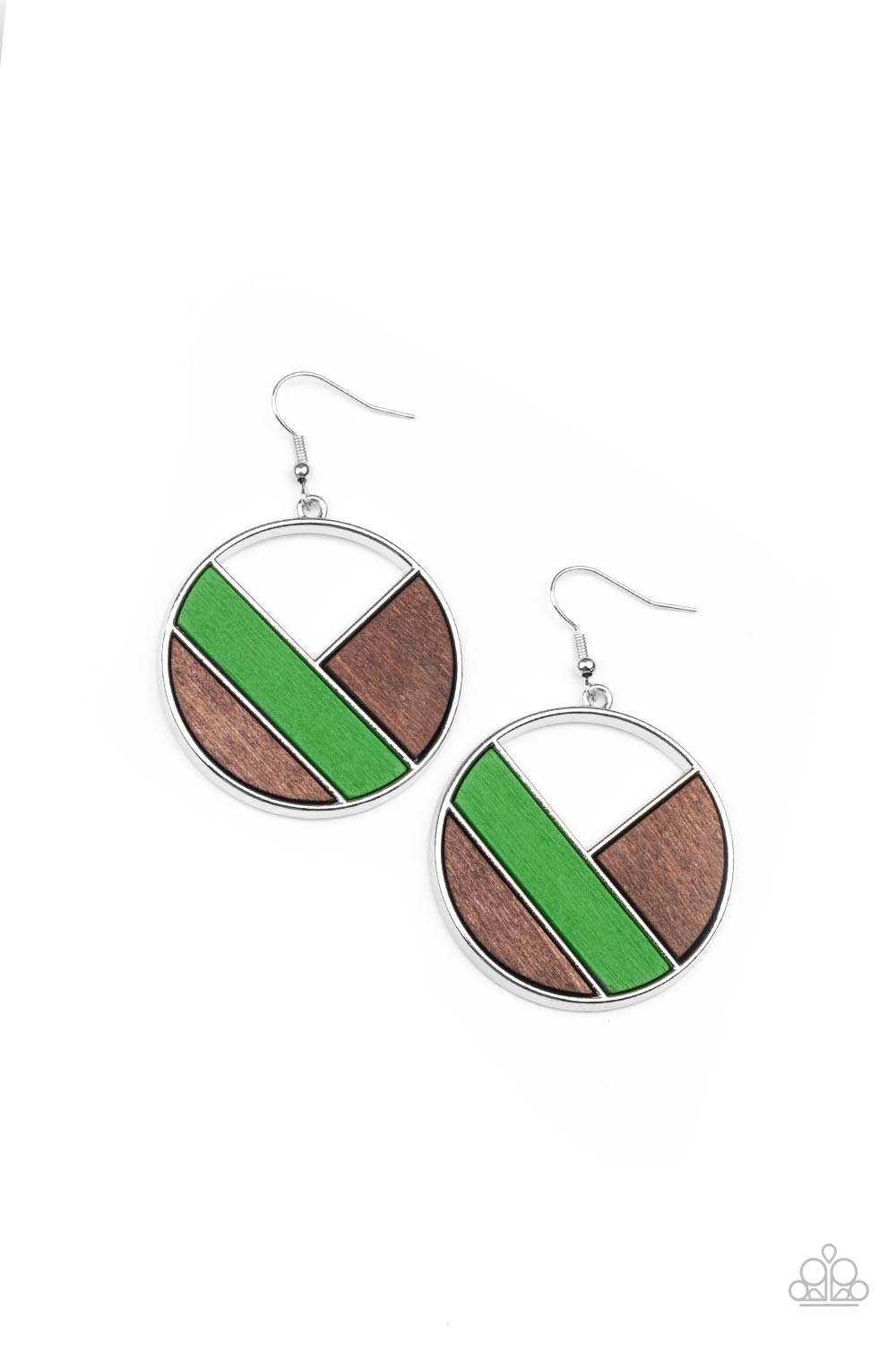 PRE-ORDER - Paparazzi Dont Be MODest - Green - Earrings - $5 Jewelry with Ashley Swint