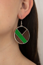 Load image into Gallery viewer, PRE-ORDER - Paparazzi Dont Be MODest - Green - Earrings - $5 Jewelry with Ashley Swint