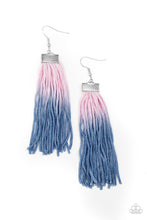 Load image into Gallery viewer, Paparazzi Dual Immersion - Pink / Blue - Fringe Earrings - $5 Jewelry with Ashley Swint