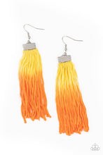 Load image into Gallery viewer, Paparazzi Dual Immersion - Yellow - to Amerglow Tassels - Earrings - $5 Jewelry with Ashley Swint