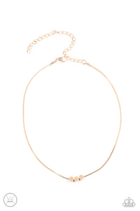 PAPARAZZI Dynamically Dainty - Gold - $5 Jewelry with Ashley Swint